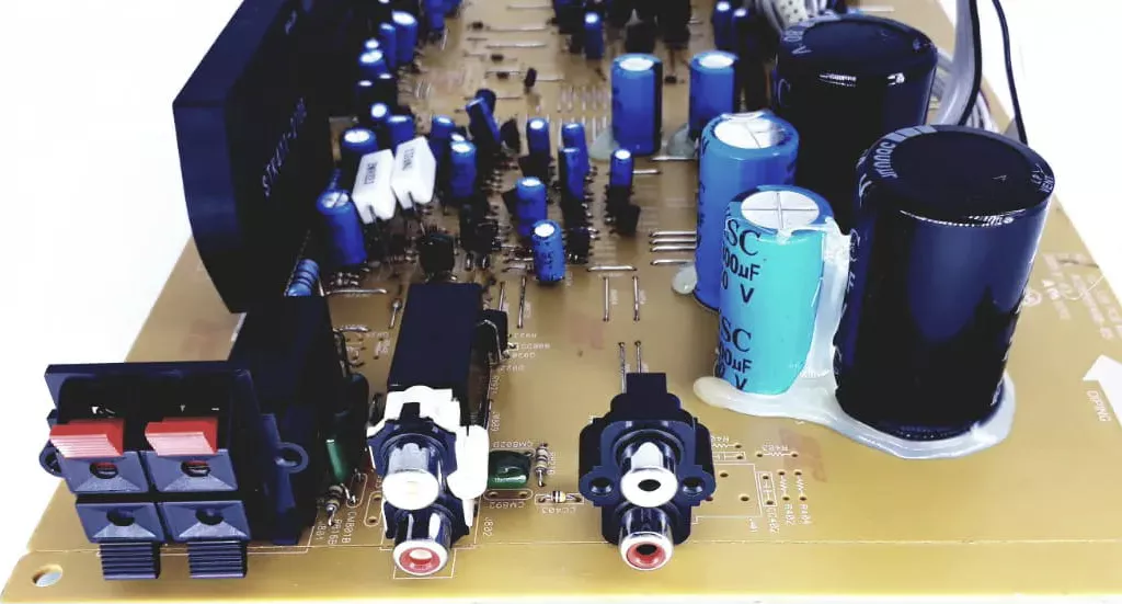 placa eletronica de som antigo