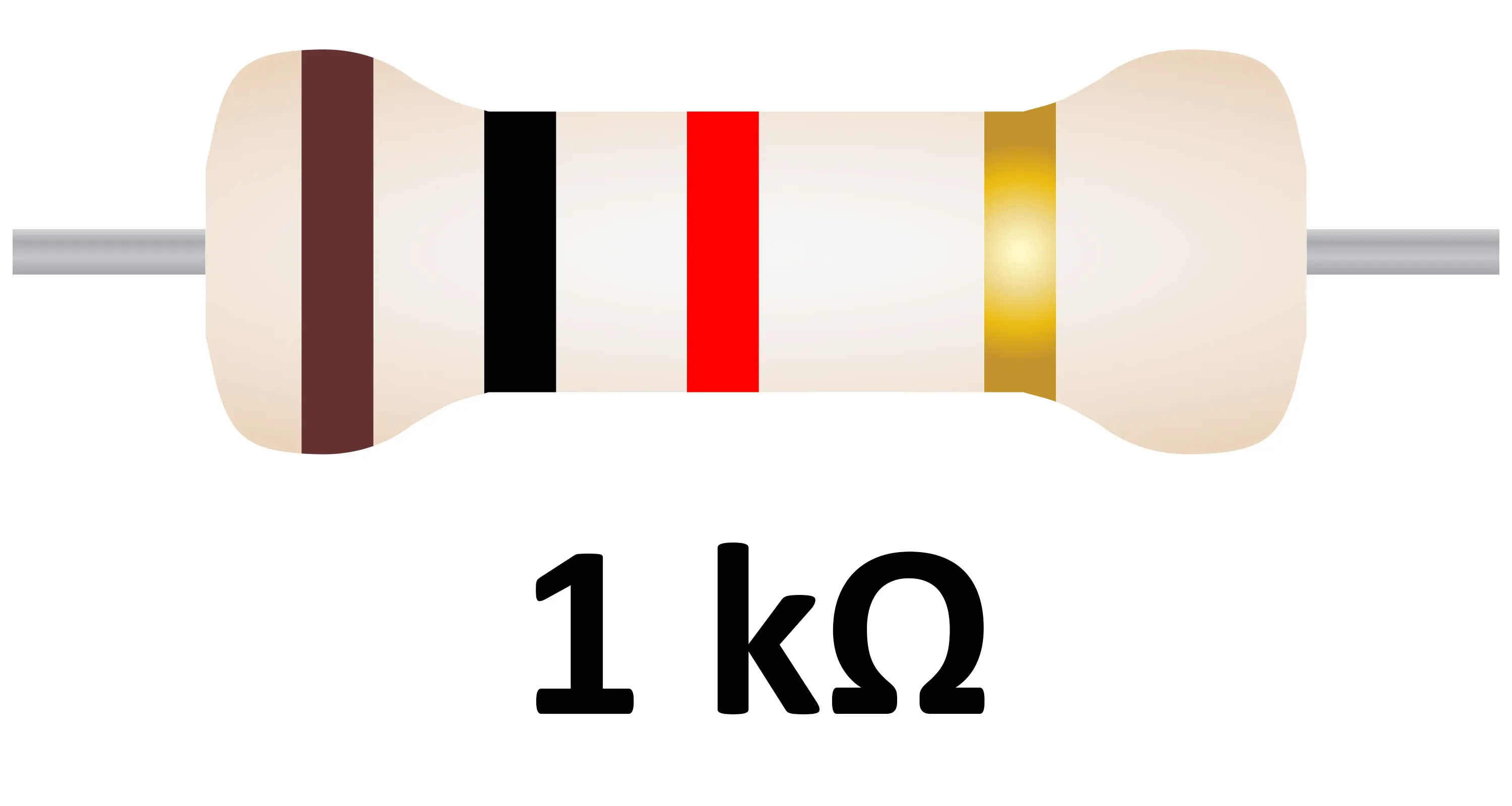 imagem de um resistor de 1k