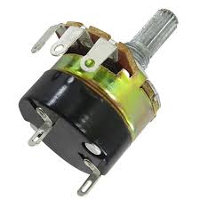 Imagem de um potenciometro com chave liga/desliga