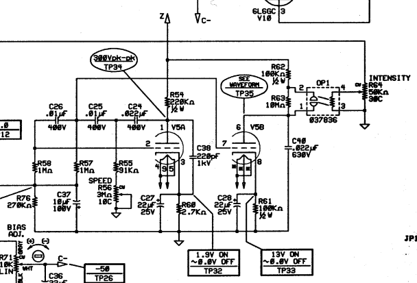 Circuito do Vibrato Fender 65 Twin Reverb